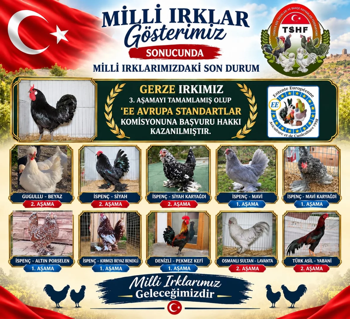 Milli ırklarımızda son durum